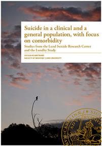 Suicide in a clinical and a general population, with focus on comorbidity