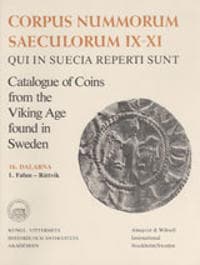 Corpus Nummorum, 16. Dalarna 1 : Catalogue of Coins from the Viking Age found in Sweden
