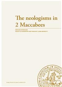 The neologisms in 2 Maccabees