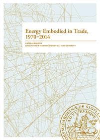 Energy Embodied in Trade, 1970-2014