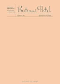 Fictional Hotel Notepads: Bertram's Hotel (pack Of 3)