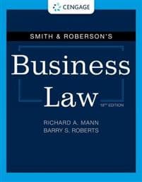 Smith & Roberson's Business Law