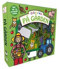 På gården. Skal vi leke. Med bok og puslespillbrikker