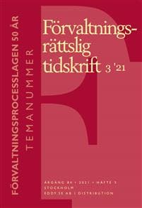 Förvaltningsrättslig tidskrift 3 2021