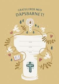 Gratulerer med dåpsbarnet!