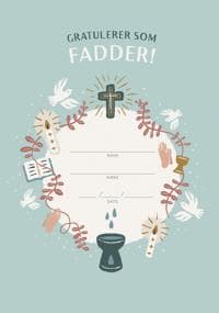 Gratulerer som fadder!