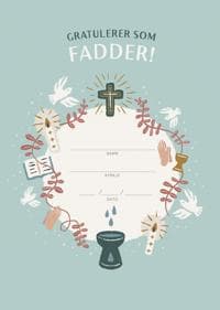 Gratulerer som fadder!