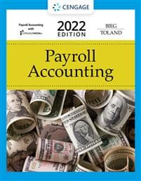 Bundle: Payroll Accounting 2022, 32nd + CengageNOWv2, 1 term Printed Access Card