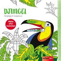 Färglägg & koppla av : Djungeln