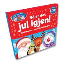 Nå er det jul igjen! Klistremerke- og aktivitetspakke. Inneholder 3 bøker. Over 750 klistremerker