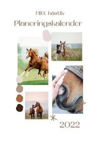Planeringskalender : mitt hästliv 2022