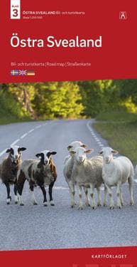Östra Svealand Bil & Turistkarta Nr 3 / Ruotsi tiekartta 3