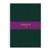 Liberty Dark Green Tudor A5 Embossed Journal