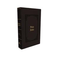 KJV Holy Bible: Large Print Thinline, Black Leathersoft, Red Letter, Comfort Print: King James Version
