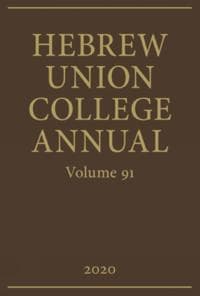 Hebrew Union College Annual Volume 91