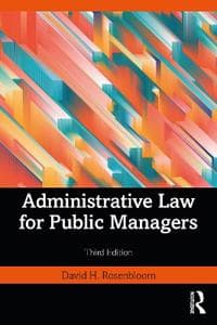 Administrative Law for Public Managers
