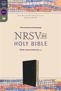 NRSVue, Holy Bible, Leathersoft, Black, Comfort Print