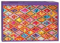 Kaffe Fassett's Diamond Quilt Jigsaw Puzzle for Adults