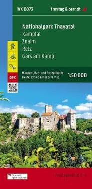 Thayatal National Park Hiking, Cycling and Leisure map