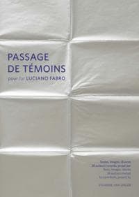Passage de témoins pour Luciano Fabro