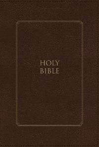 KJV, Thompson Chain-Reference Bible, Large Print, Leathersoft, Brown, Red Letter, Comfort Print