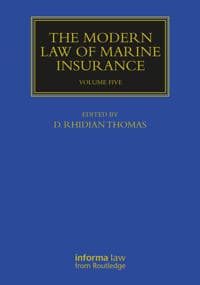 The Modern Law of Marine Insurance