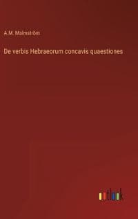 De verbis Hebraeorum concavis quaestiones