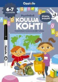 Pyyhittävä Koulua kohti -puuhakirja 6-7 v