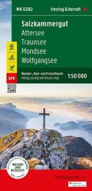 Salzkammergut, hiking, cycling and leisure map 1:50,000, freytagberndt, WK 0282