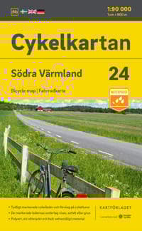 Cykelkartan Blad 24 Södra Värmland 2023-2025