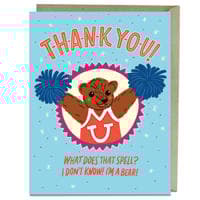 6-Pack EmFriends Thank You, I'm a Bear! Thank You Cards