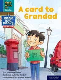 Read Write Inc. Phonics A card to Grandad (Blue Set 6 NF Book Bag Book