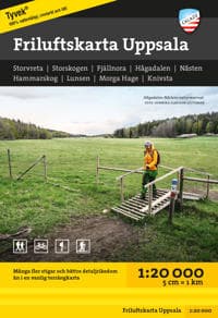 Friluftskarta Uppsala 1:20.000