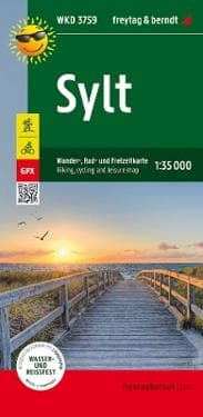 Sylt, Walking CyclingLeisure Map 1:35.000