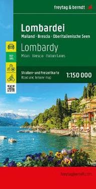 Lombardy, road and leisure map 1:150,000, freytagberndt