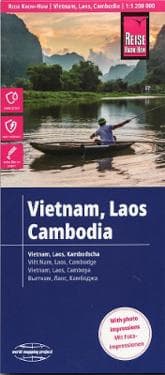 Reise Know-How Landkarte Vietnam, Laos, Kambodscha (1:1.200.000)