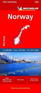 Norway - Michelin National Map 752