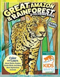 Great Amazon & Rainforest Coloring Book