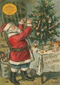 John Derian Paper Goods: Santa Trims the Tree 1,000-Piece Puzzle