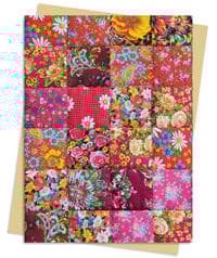 Floral Patchwork Quilt Greeting Card Pack