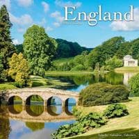 England Calendar 2024  Square Travel Wall Calendar - 16 Month