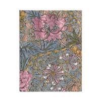 Morris Pink Honeysuckle (William Morris) Ultra Lined Hardcover Journal