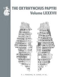 The Oxyrhynchus Papyri vol. LXXXVII