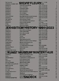 Sylvie Fleury: Exhibition History 1991-2023