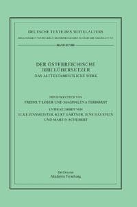 Das Alttestamentliche Werk