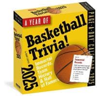 Year of Basketball Trivia Page-A-Day® Calendar 2025