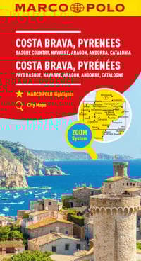 Costa Brava Marco Polo Map