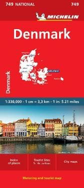 Denmark - Michelin National Map 749