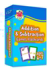 Addition & Subtraction Games Flashcards for Ages 6-7 (Year 2)