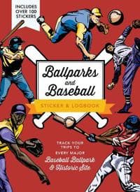 Ballparks and Baseball Sticker & Logbook
